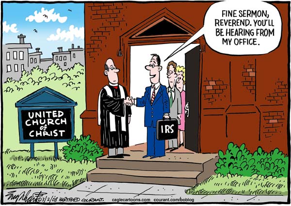 money for IRA from church