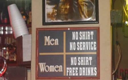 free drinks for women