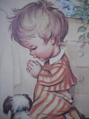 clairvoyant child praying
